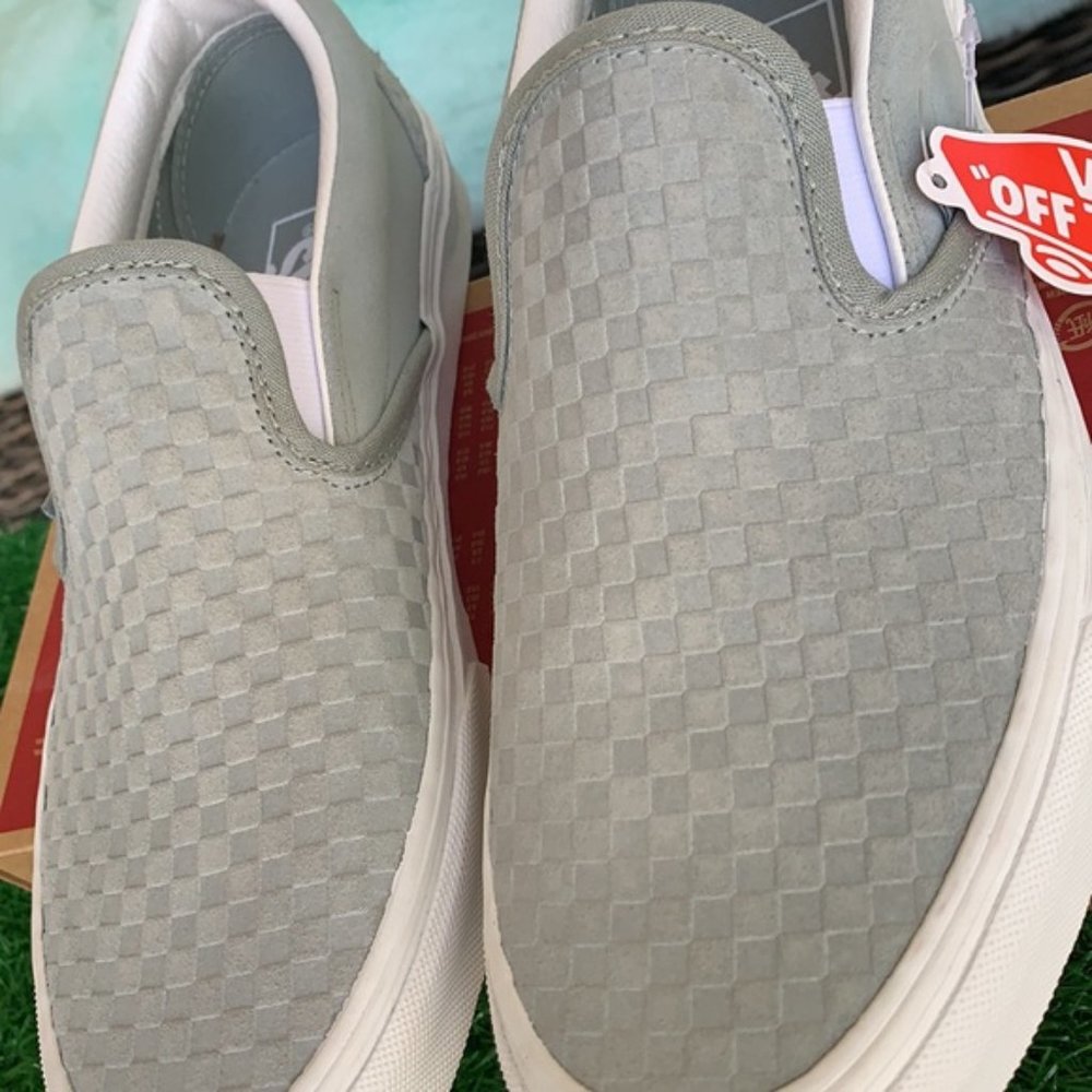 UNISEX VANS CLASSIC SLIP ON Embossmnichk Mrggrytrwht - Picture 9 of 14